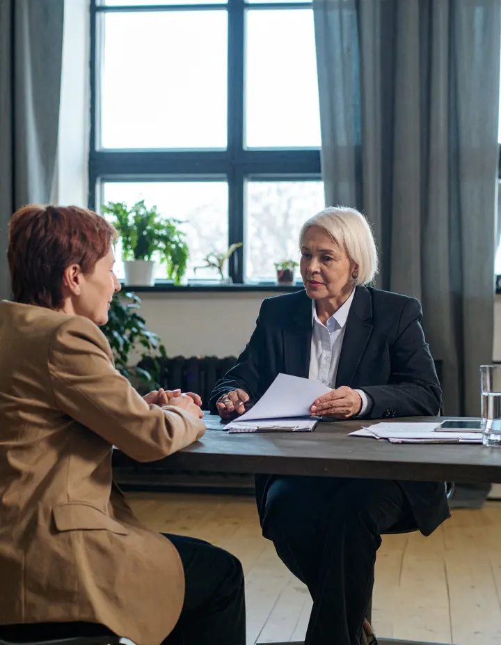 Atendimento a cliente em reunião